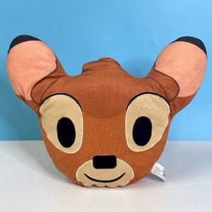 Just Play Disney Emoji Bambi‎ Deer Head Throw Pillow Plush Stuffed Animal Toy
